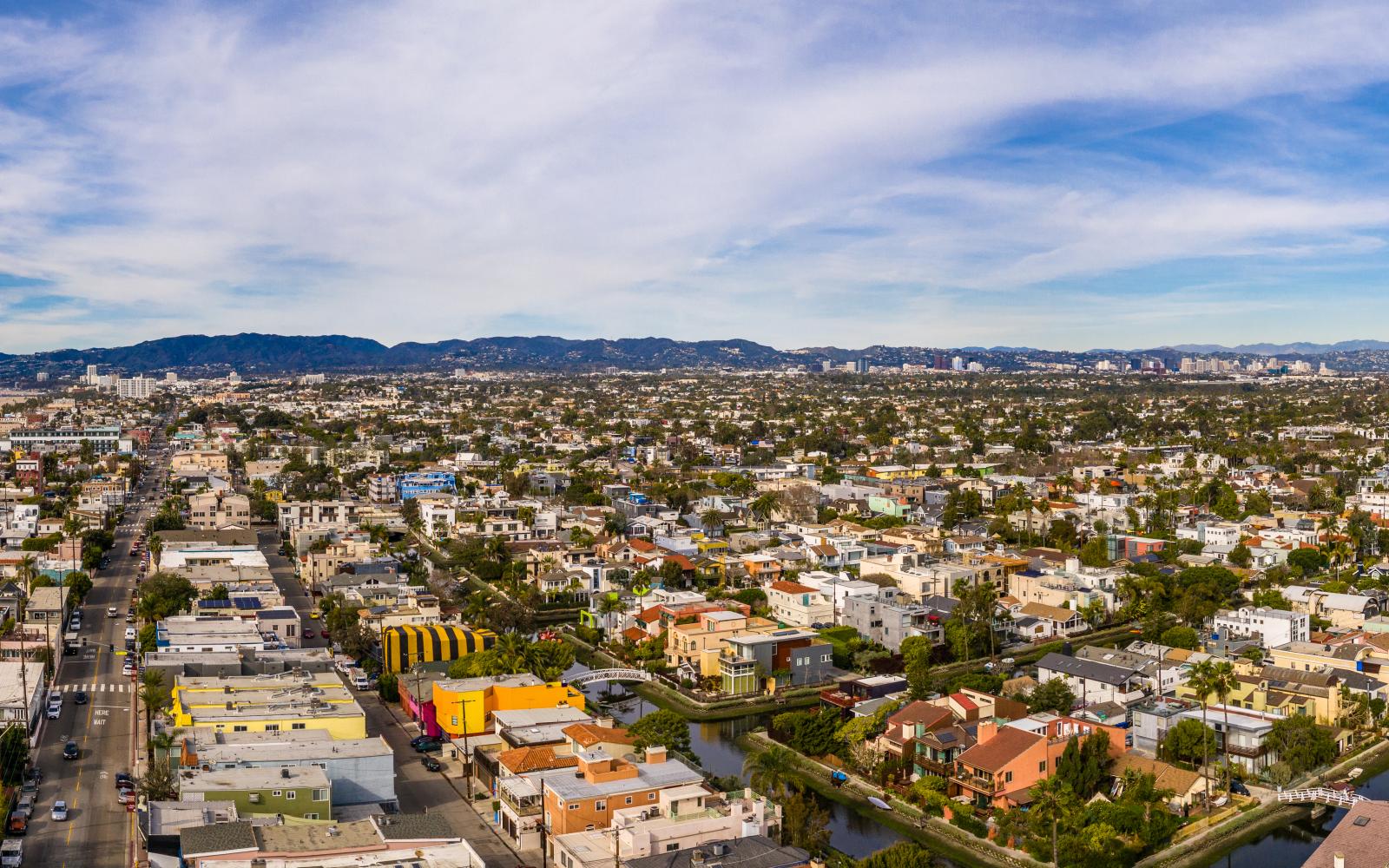 Los Angeles West LA Aerial